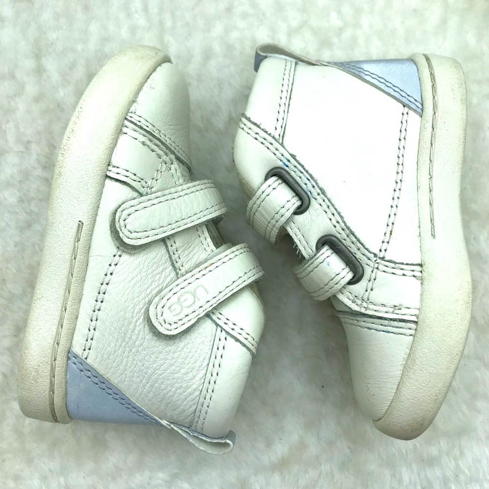Ugg white baby sneakers size 6